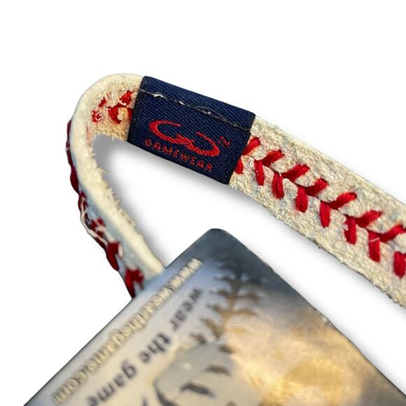 Boston Red Sox Baseball Seam Bracelet Gamewear Red Stitching Wear the Game MLB - Picture 6 of 14
